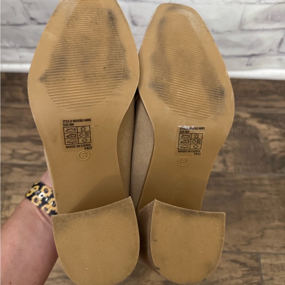 Joie Size 8‎ Wevenly Tan leather Chunky Block Heel Pump Shoe - Picture 5 of 12